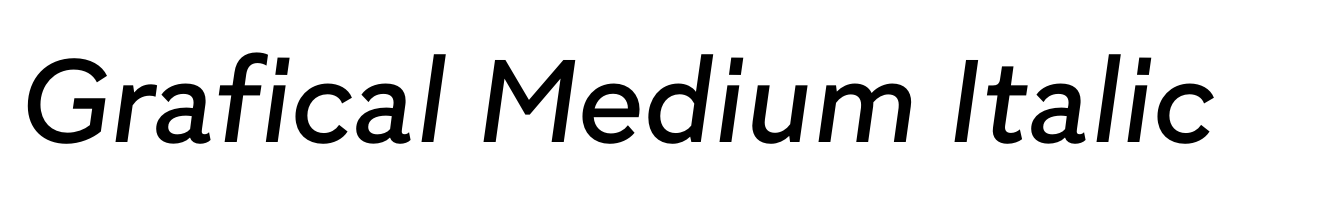 Grafical Medium Italic